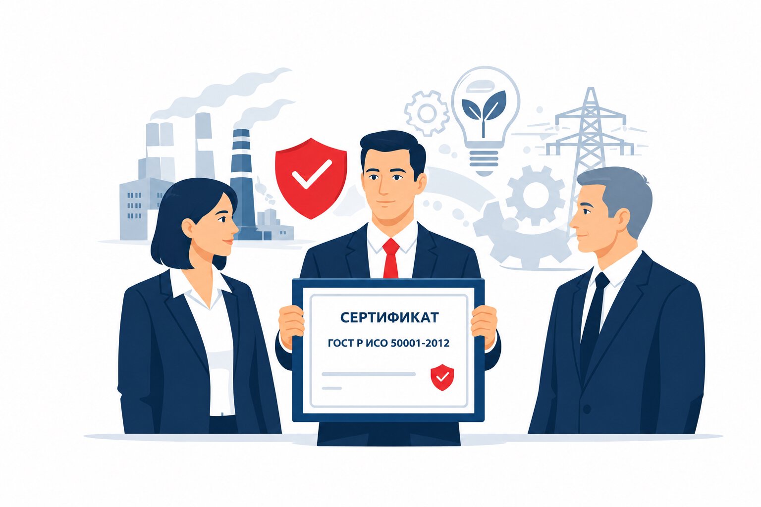 Оформление сертификата ГОСТ Р ИСО 50001-2012 в Белогорске и по всему Белогорскому району республики Крым