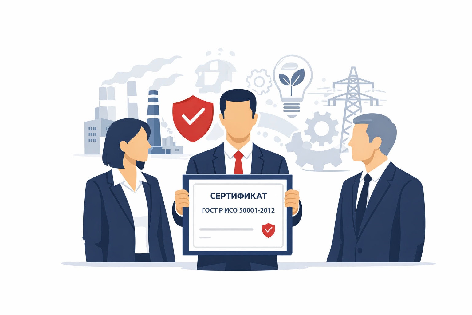 Оформление сертификата ГОСТ Р ИСО 50001-2012 в Белогорске и по всему Белогорскому району республики Крым