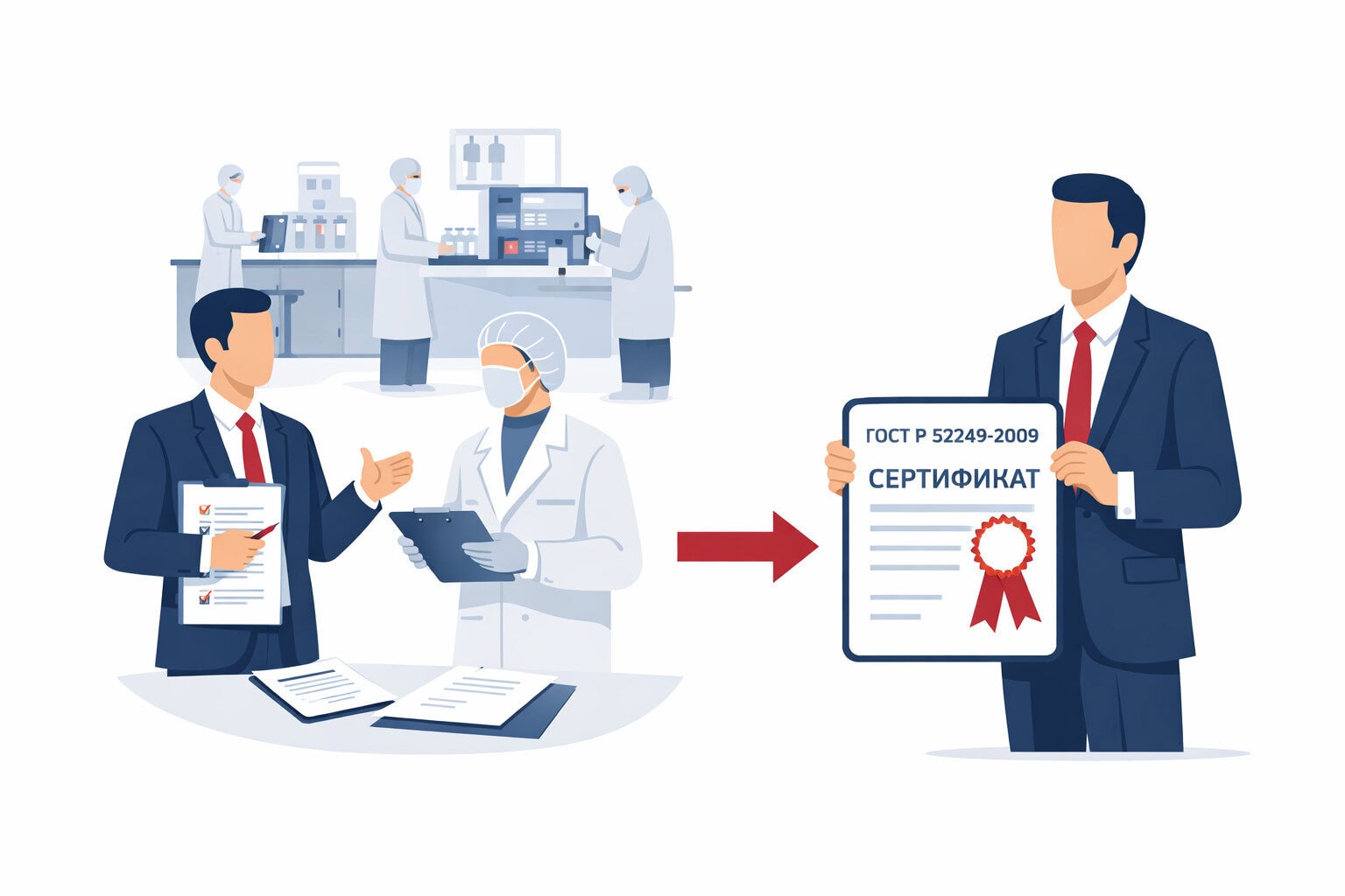 Процедура сертификации ГОСТ Р 52249-2009 в Белогорске