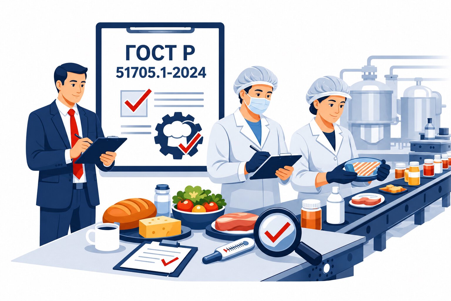 Оформление ГОСТ Р 51705.1 2024 ХАССП в Белогорске