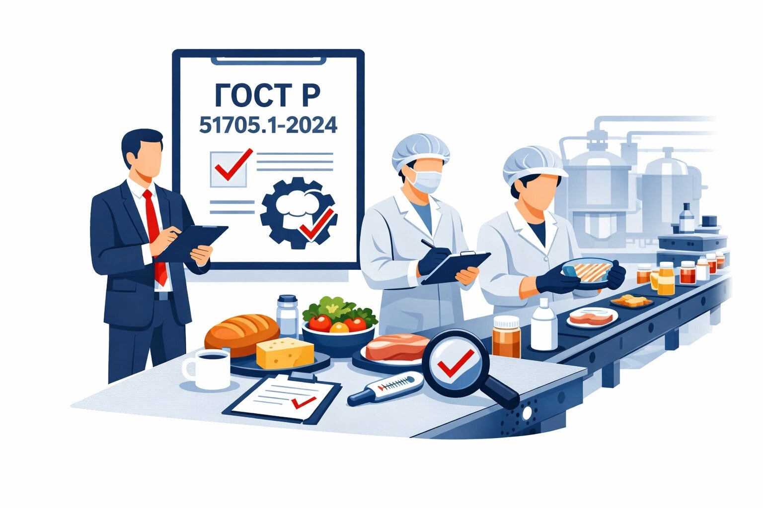 Оформление ГОСТ Р 51705.1 2024 ХАССП в Белогорске